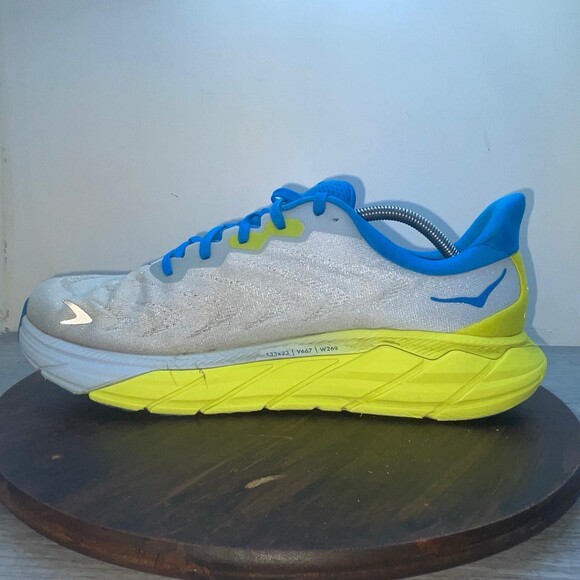 Hoka One One Arahi 6 Mens Size 11.5D Blue Yellow Athletic Running Shoes Sneakers main image 10